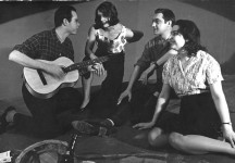 «Иду на грозу» по Д. Гранину. 1963 год. 
Сцена из спектакля.