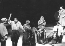 «Пять дней в июле» («Тыл») Н. Зарудного. 1980 год.
Сцена из спектакля.