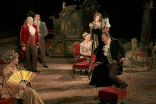 «Школа скандала» Р. Щеридана. 1995 год.
Сцена из спектакля.