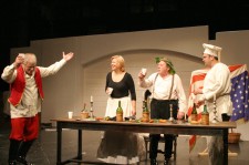 «Наполеон и корсиканка» И. Губача. 2004 год.
Сцена из спектакля.