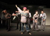 «Жирная свинья» Н. Лабюта. 2011 год.
Сцена из спектакля.