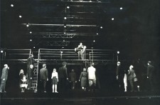 «Марія» А.Салинського. 1970 р.
Сценографія і костюми М.Улановського.
Сцена з вистави.