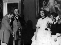 РАКИТИН (второй слева)
«Месяц в деревне» И.Тургенева. 1954 г.
В сцене заняты: М.Розин, Т.Семичёва, Г.Будылина 