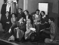 АФАНАСІЙ КАБАНОВ (праворуч)
«У добрий час!» В.Розова. 1955 р.
Сцена з вистави.
