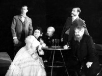 БОДАЕВ  (в центре)
«Лес» А.Островского. 1962 г.  
Сцена из спектакля.
