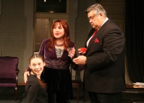 МАТИ (по центру)
«Янголятко, або Сексуальні неврози наших батьків» Л. Берфуса.
У сцені задіяні: О. Тополь, О. Бондаренко. 2008 рік.