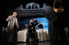 «Нахлебник» И.Тургенева. 2013 г.
 Сцена из спектакля.
