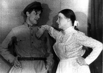 П.Киянський і К.Половікова  
у виставі 
«На берегу Неви» К.Треньова. 1937 р.
