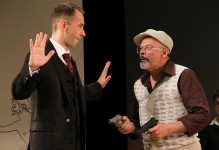 ПОТАТЬЯС (праворуч)
«Потрібен брехун!» Д.Псафаса. 2014 р.
М. Нікітін – Тудорос Паралас
